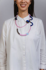 Memphis Maxi Necklace - Electric Blue