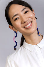 Memphis Maxi Earrings - Vibrant Color Edition