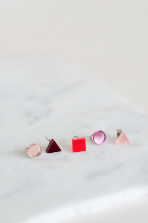 BASIC MINI - NEW Colorful Palette - Stud Earrings Set