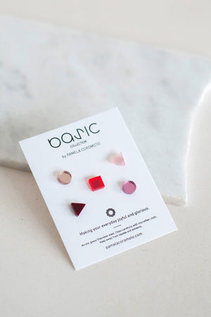 BASIC MINI -Stud Earrings Set